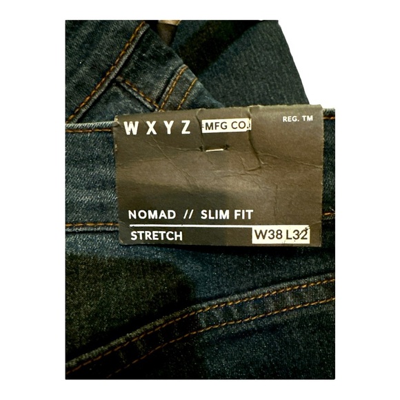 WXYZ Men’s Nomad Slim Fit Stretch Jeans W38 L32 - Picture 4 of 8